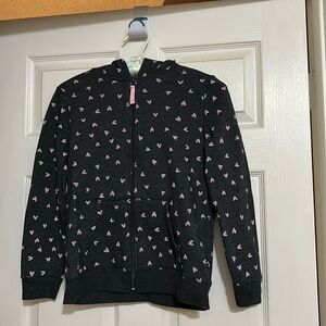 Cat & Jack dark blue fleece lined jacket; Girls; Size 10/12 (Large)